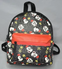 New BioWorld Disney Minnie Mouse Mini Purse Backpack Faux Leather Handbag