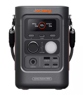 Jackery - Explorer 300D (288Wh) Compact Portable Power Station for Everyday D...