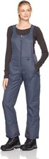 Arctix Womens Snow Ski Bib Overalls Insulated Steel Gray Size S 31"L