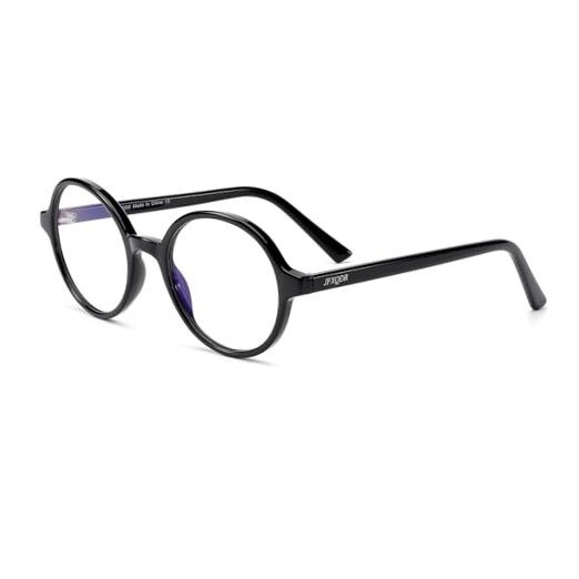 Blue light blocking glasses for women & men with circle frame for gaming & computers