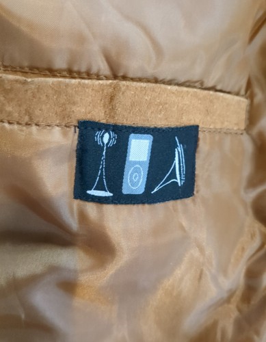 Vintage Boston Harbour Brown Suede Leather Bomber Jacket Full Zip Men’s Large - Picture 10 of 11