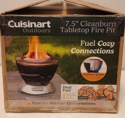 Cuisinart Outdoors Petite Tabletop Fire Bowl Model COH-755A New Open Box