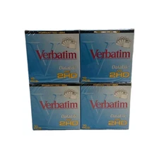 Verbatim 2HD 3.5" Floppy Disk 4 Boxes Sealed (40 Disks)