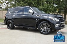 2016 QX80 PREMIUM AWD NAV BK/CAM ROOF HWY MILES NEW TRADE IN