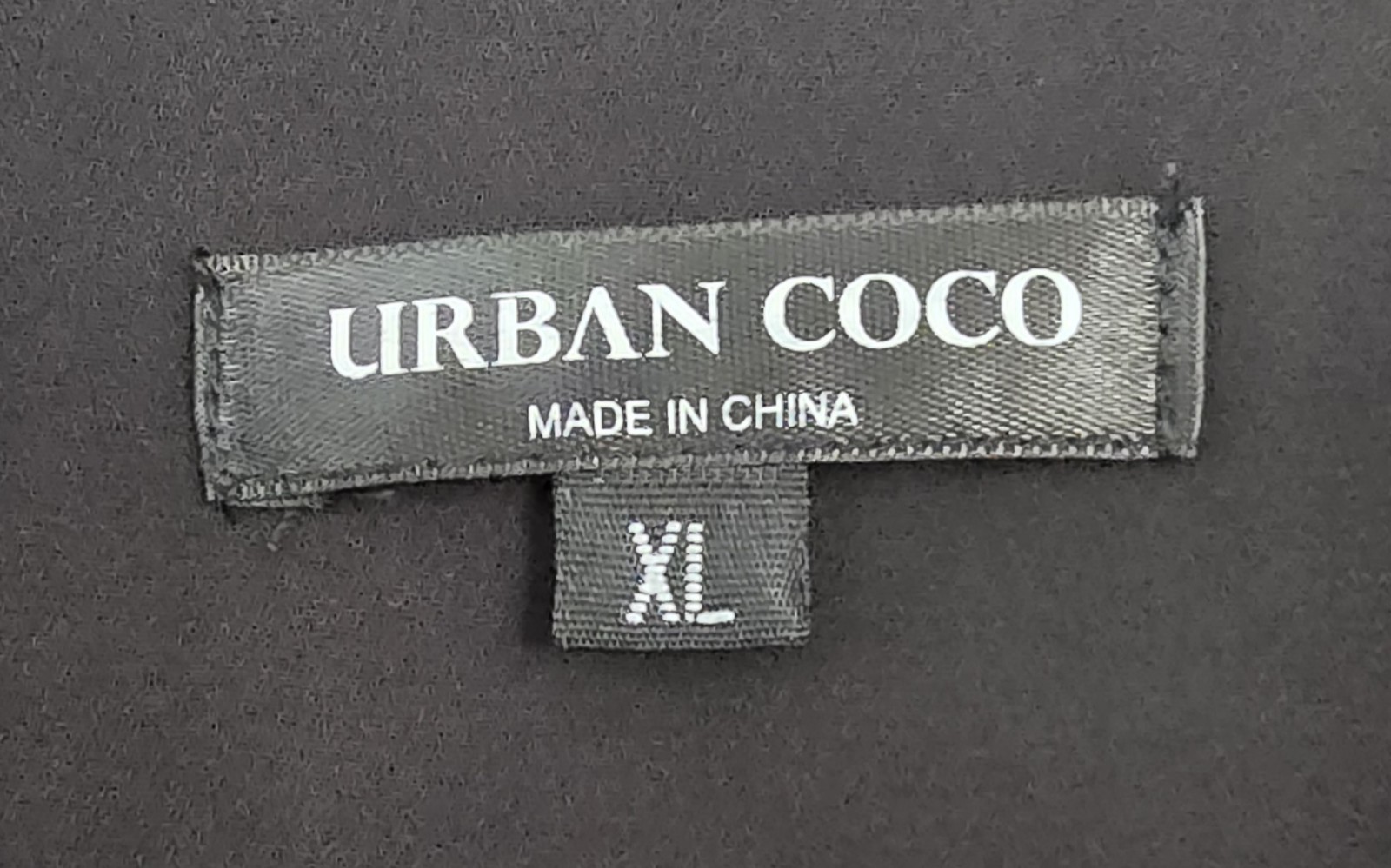 Urban Coco Women's Black Sheer Open Jacket XL image 3