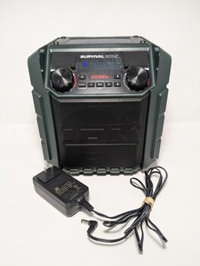 ION SURVIVAL SCOUT EMERGENCY RADIO/BLUETOOTH SPEAKER RARE W/BRAND NEW BATTERY!!!