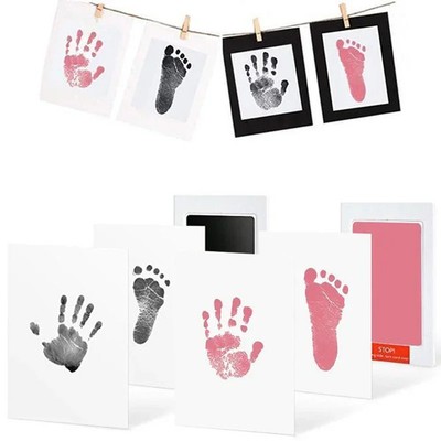 Inkless Baby Handprint and Footprint Kit for Newborns 0-10 Months Safe