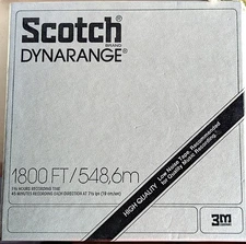 Vintage Scotch Dyna range USED tape reel and Empty tape reel from Radio Schack