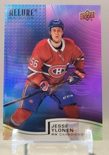 2021-22 Upper Deck Allure Jesse Ylonen #R-22 Blue Purple Color Flow /199 Rookie