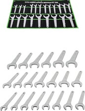 21 Pcs Jumbo Service Wrench Set Sae Sizes From 34 Up To 2 Chrome Plated