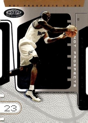 MICHAEL JORDAN 2002-03 FLEER HOT PROSPECTS WIZARDS QQ