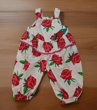 VTG 80s 90s Carter s Rose Print Bubble Romper Overalls Sunsuit NWT 12 Months 12M
