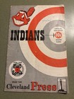 1952 Cleveland Press Cleveland Indians Official Souvenir Score Card Program MLB — photo 1