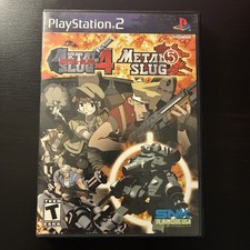 SNK Sony PlayStation 2 PS2 Metal Slug 4 & 5 Metal Slug Series Compleye