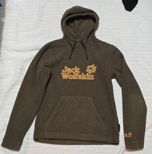 Jack Wolfskin Fleece Hoodie braun Outdoor Pullover