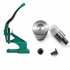 Double Cap Rivet Fixine Die Tool Set For Green Machine 5mm 6mm 7mm 8mm 9mm Caps