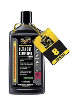 Meguiar s Mirror Glaze M105 Ultra-Cut Compound 8 oz 