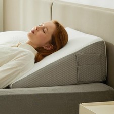 Wedge Pillow, 10 inch Bed Wedge Pillow for Headboard, Pillow Wedge 24 24 10 Inc