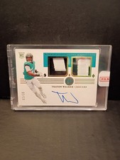 2022 TRAVON WALKER Encase Dual Rookie Auto On Card #1 Pick /10 Gold