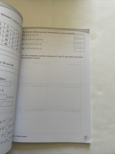Primary Mathematics 5A Workbook, Like New Clean Pages Standards Edition - Picture 7 of 10