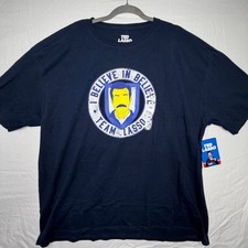 Ted Lasso I Believe In Believe Team Lasso Graphic T Shirt XXL Navy Blue