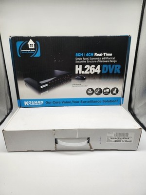 KGUARD SECURITY komplettes 4 Kanal CCTV-System DVR und 4 Kameras