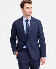  450 Ted Baker Men's Blue Modern fit Sport Coat Stretch Blazer 42 R yja2826a