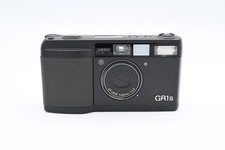 Ricoh GR1S 28 F/2.8 Black 35mm Film Camera, with 28mm F/2.8 GR Lens