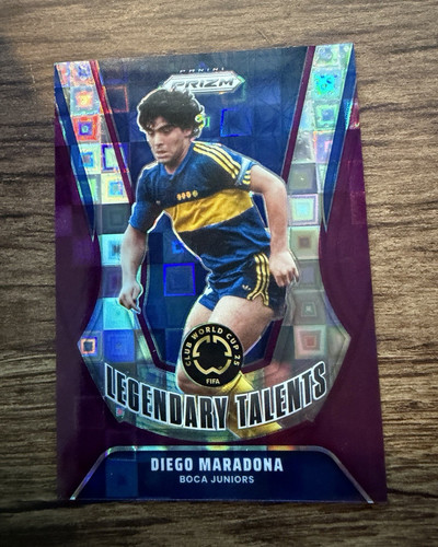 Diego Maradona #3 2025 Panini Prizm FIFA Club World Cup Legendary Talent card