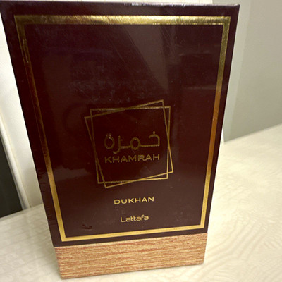 Lattafa Khamrah Dukhan Perfume Spray 100 ml Regular Size (Boxed)