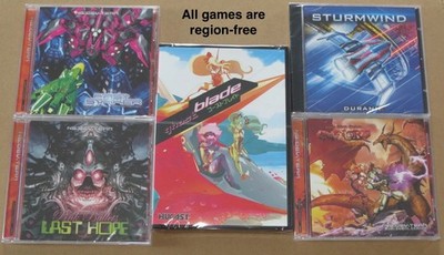 Dreamcast 5er Pack Gunlord Sturmwind Ghost Blade Pink Bullets Fast Striker NEU