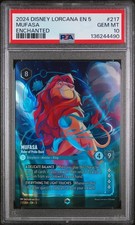 2024 DISNEY LORCANA EN 5-SHIMMERING SKIES MUFASA - RULER OF PRIDE ROCK PSA 10
