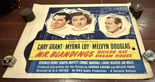 MR BLANDINGS BUILDS HIS DREAM HOUSE ROLLED 1/2 SH POSTER CARY GRANT MYRNA LOY