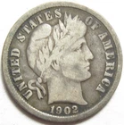 1902 Barber Dime - #11450-5
