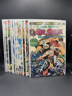 Marvel Feature (1975) 1-7 COMPLETE SET Red Sonja (I30)(32)