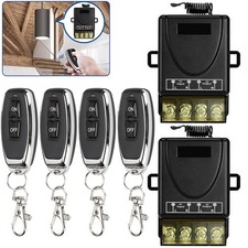 2X AC 110V-240V 30A RF Relay Wireless Remote Control Switch  4X 433MHz Remote