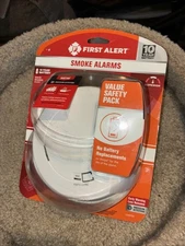 FIRST ALERT Smoke Alarm Detectors Lithium Powercell  White New