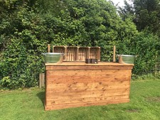 2.3M Wooden Events Bars - Perfect To Hire Out - Grab A Bargain