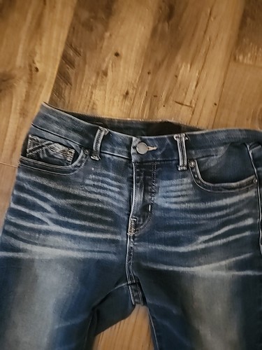 Buckle Jeand Größe 4 27 Taille Bündchen Distressed Damen Jeans - Bild 4 von 7