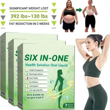 6-in-1 SIX-in-ONE Health Solution Oral Liquid, Advanced Body Care Liquids Drops