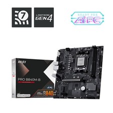 MSI PRO B840M-B Motherboard AMD B840 Socket AM5 Micro ATX