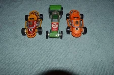 3 BUDDY L CARS DRAGSTER AND SPRINT CARS
