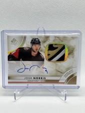 2024-25 SP Authentic Limited Auto Material PATCH 070/100 Josh Norris Senators