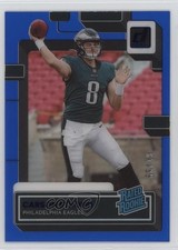 2022 Panini Clearly Donruss Rated Rookie Blue /99 Carson Strong #61 1cz3