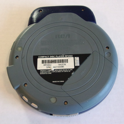 (未使用･未開封品)　RCA RP2502 Personal CD Player by RCA lok26k6 Used Laser Broken Turns ON RCA RP2502 Compact Portable CD Player