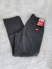 Milwaukee Men's Work Pants Straight Fit Sz 32x30 Gray 7 Pocket Design NWT