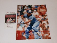 Toronto Blue Jays Kelly Gruber Signed 8X10 Photo JSA CERT