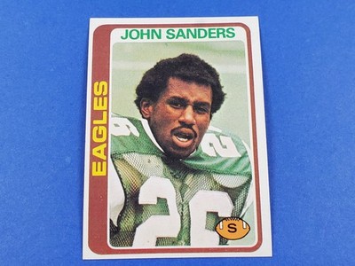 1978 TOPPS FOOTBALL #428 JOHN SANDERS HIGH GRADE NEAR MINT NRMT