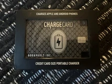 Aquavault Chargecard Credit Card Size Portable Charger - Model AV10