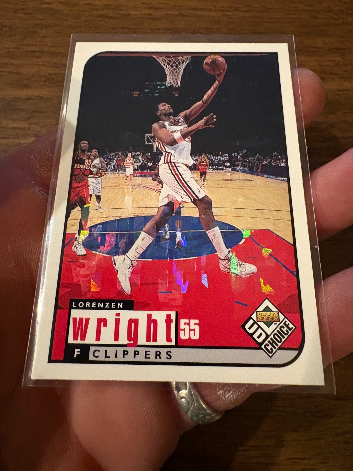 Lorenzen Wright 1998-99 Upper Deck UD Choice Reserve #62 Clippers Memphis RARE